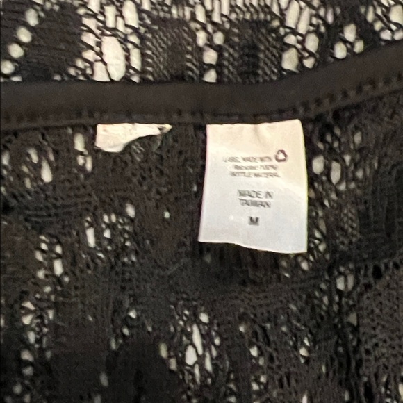 Black Lace Sleeveless Dress (M) - Picture 11 of 12